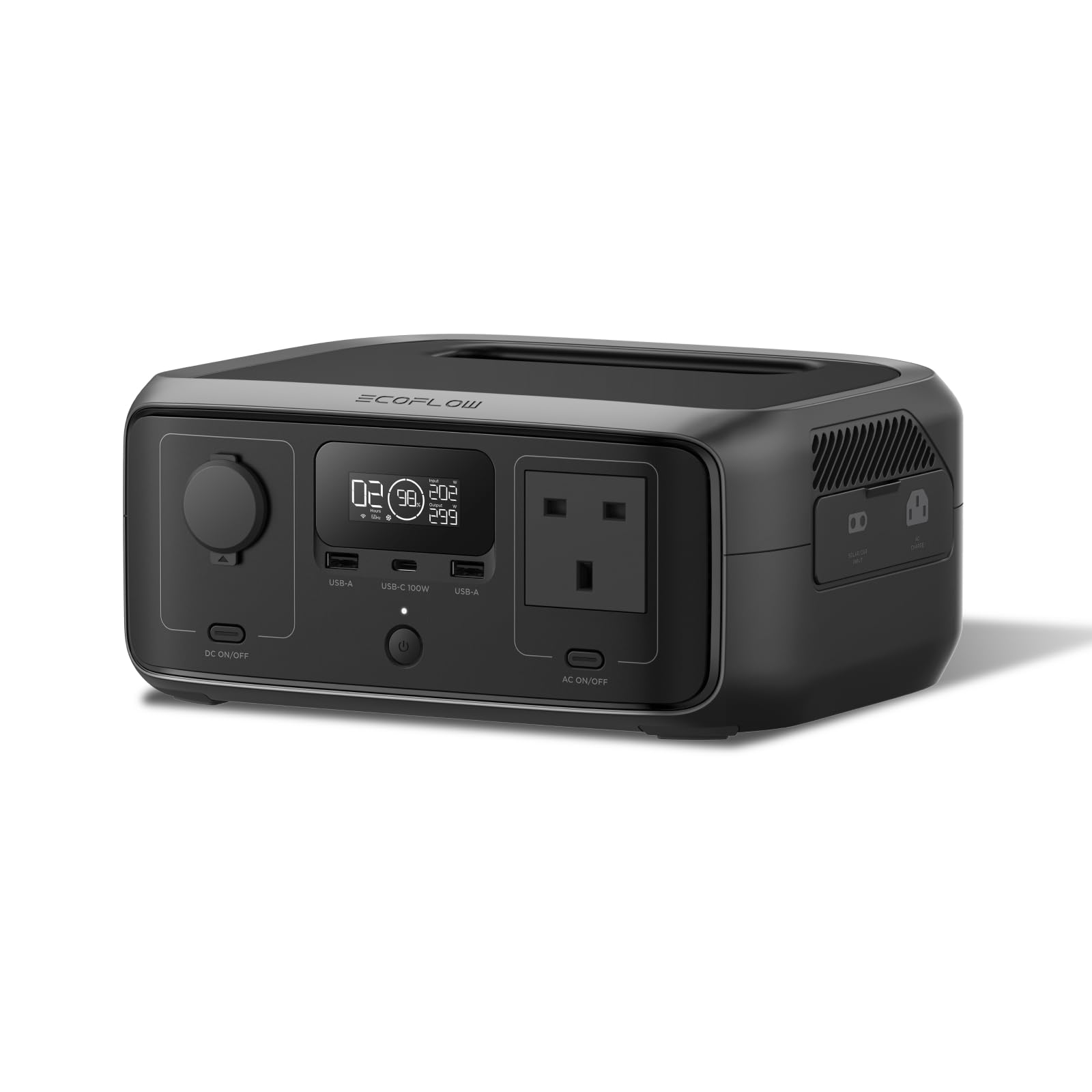 EF ECOFLOW Portable Power Station RIVER 3, 245Wh LFP Battery | Up to 600W Output