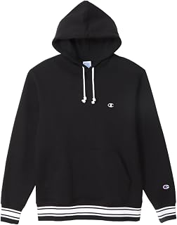 Champion C3-Y138 Men's Hoodie, Long Sleeve, Cotton, USA One Point Logo, Embroidery, Hooded Sweatshirt, Basic