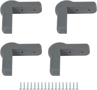 Liberoll 4.25 inch Rubber Corner Guard FZJ-03 Gray (12pcs)