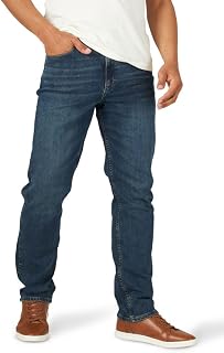 Wrangler Authentics Men's Comfort Flex Waist Relaxed Fit Jeans, Rhodes