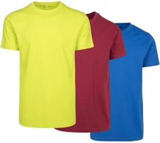 Build Your Brand Men T-Shirt Round Neck 1/3/5 Pack