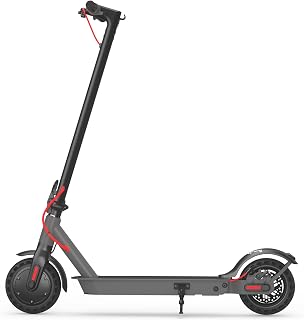 Hiboy S2 Electric Scooter - 8.5" Solid Tires - Up to 17 Miles Long-Range | 19 MPH Portable Folding Commuting Scooter for Adults with Double Braking System and App