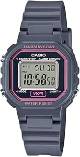 Casio LA20WH Series | Women's Digital Watch | Water Resistant | LED Light | Auto Calendar | Date Display | 1/100 SEC Stopwatch | Regular Time Keeping (HR, Min, SEC, PM, Date, Day) | 5 Yr Batt