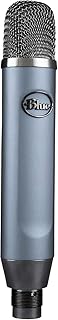 Logitech Blue Ember XLR Condenser Mic for Recording and Streaming, Custom Cardioid Capsule and Mic Stand Mount, Gray (Renewed)