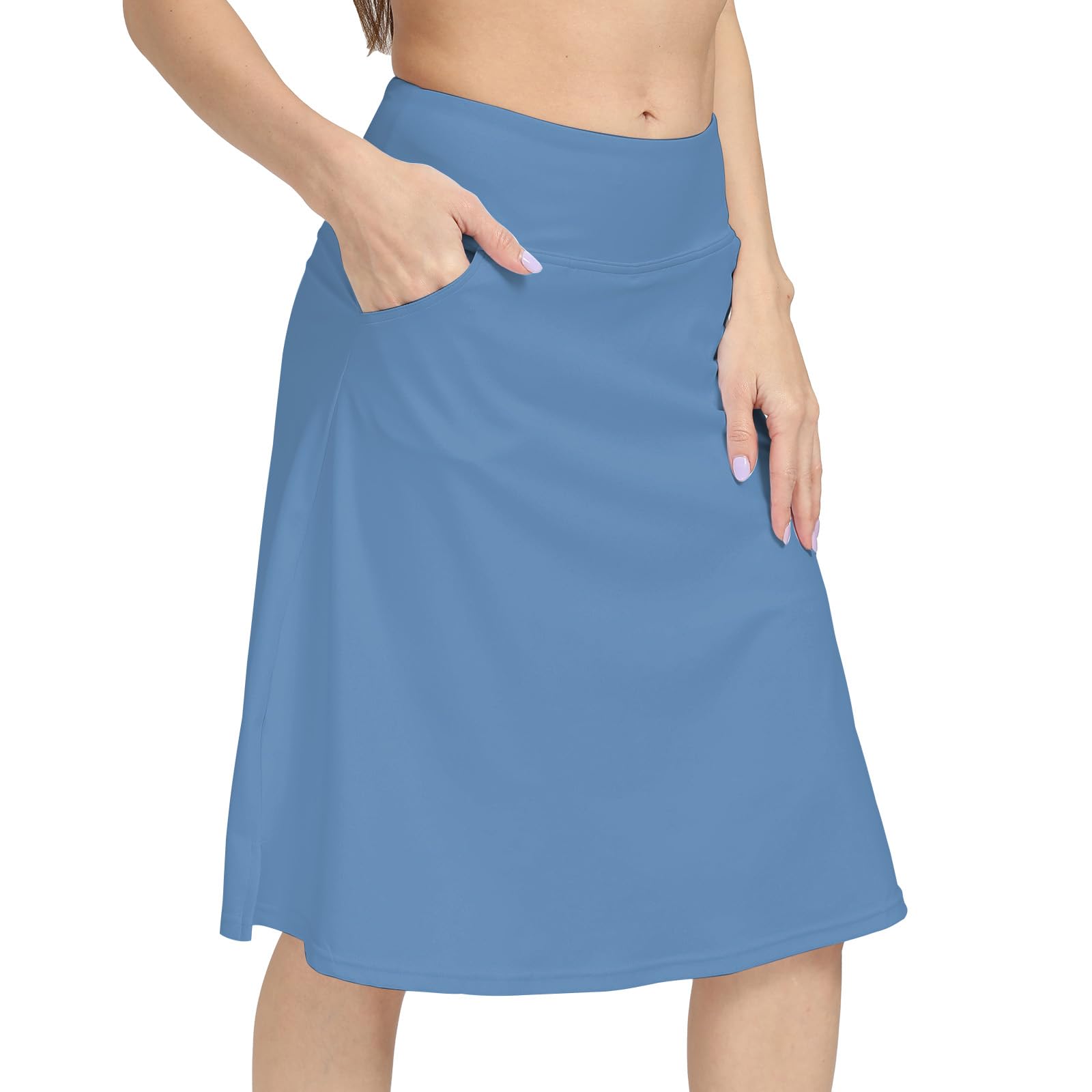 CZRLHYT 25" Skorts Skirts for Women,Athletic Skirts,Church Walking Skirts