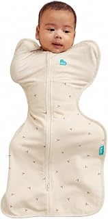 Love To Dream Swaddle Up, S 3.5-6kg, Twigs Oatmeal, 1.5 TOG | Arms Up Swaddle Helps Baby Self-Soothe and Sleep Longer, Secure Fit Helps Calm Startle Reflex, Newborn Essentials