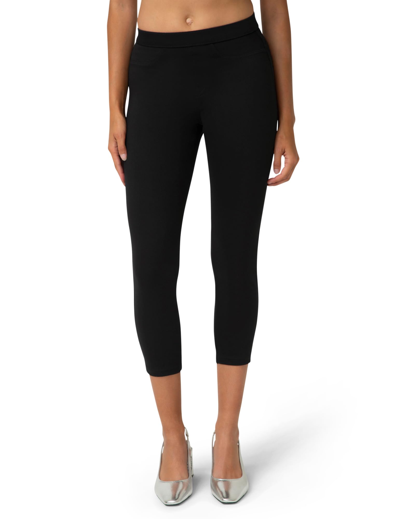 No Nonsense Women's Classic Denim Capri Legging with Pockets Jeans