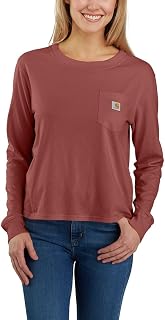 Carhartt Women's Tencel Fiber Series Loose Fit Long-Sleeve Pocket T-Shirt