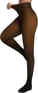 Difanlv Women's Fleece Lined Tights,Thermal Tights