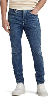 G-STAR Raw Men's 3301 Straight Fit Jean in Cyclo Stretch Denim