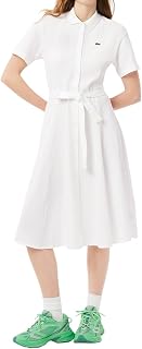 Lacoste Women's Flared Mini Pique Polo Dress