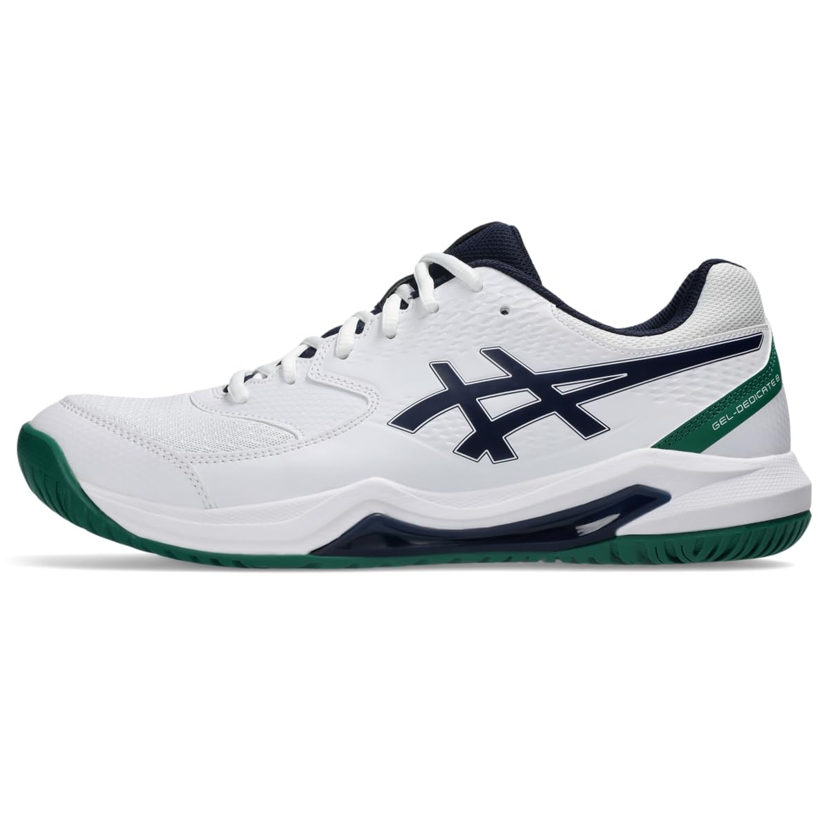ASICS Resolution 9 Uomo Men Tennis Shoes White Blue