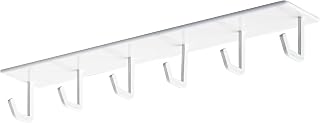 Yamazaki 4839 Tower Collection Magnetic Range Hood Hook, White, Approx. W 11.0 x D 2.0 x H 1.6 inches (28 x 5 x 4 cm).