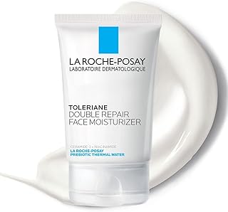 La Roche-Posay Toleriane Double Repair Face Moisturizer | Daily face cream with glycerin, niacinamide and ceramide for all skin types. Oil free and fragrance free.