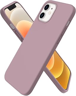 ORNARTO Funda para iPhone 12/iPhone 12 Pro Silicona Antigolpes,Lila Púrpura