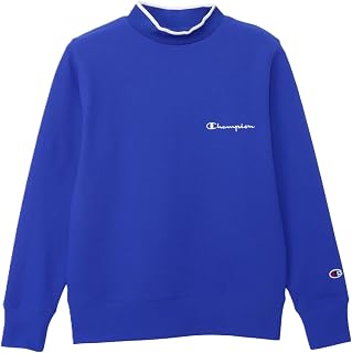[チャンピオン] 長袖 丸首 遮熱 UVカット 速乾 刺繍 LONG SLEEVE MOCK NECK SHIRT TECH WEAVE(R)