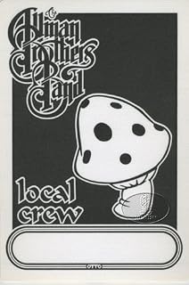 Allman Brothers Band 1998 Backstage Pass Crew Black