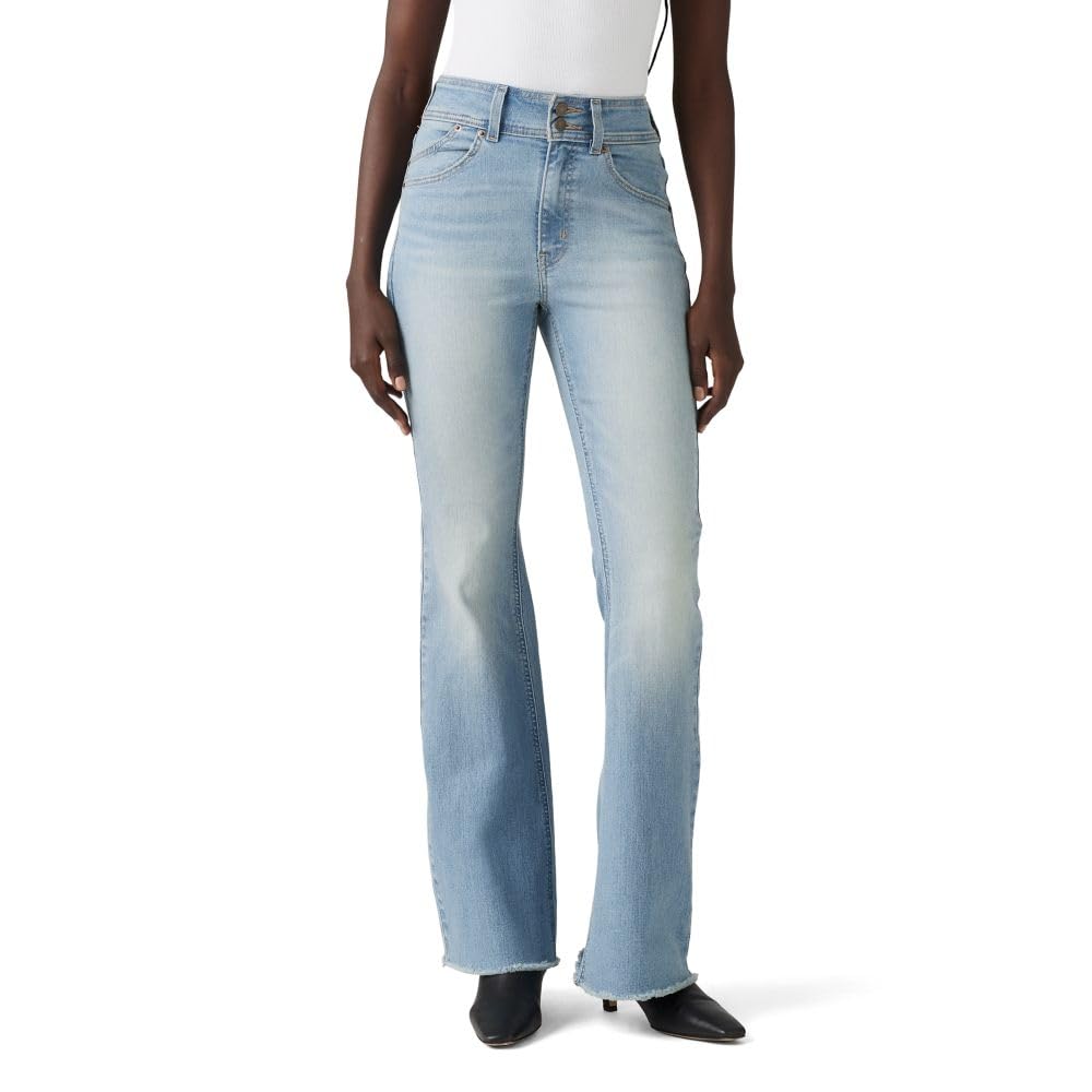 Levi Strauss Signature Gold Womens 726 Retro High Rise Flare Jeans