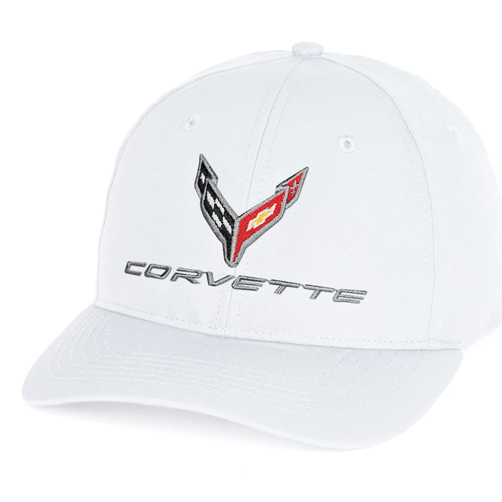 C8 Corvette Hat - Next Generation StayDri Adjustable Performance Cap - Officiall