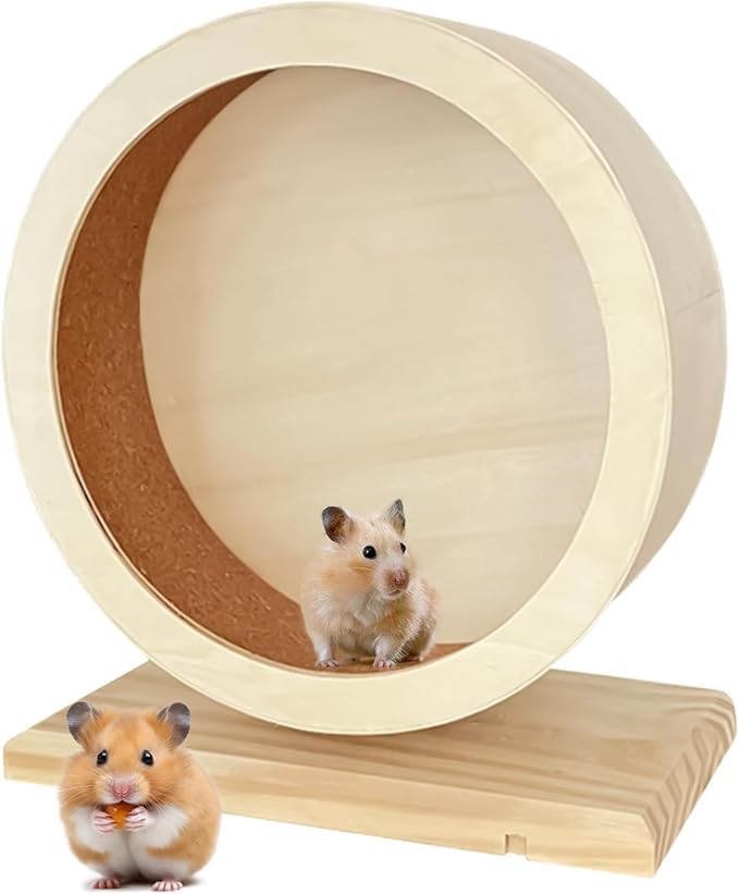 WADY Silent Hamster Wheel,Hamster Exercise Wheels, Chinchilla Wheel Hamster Cage