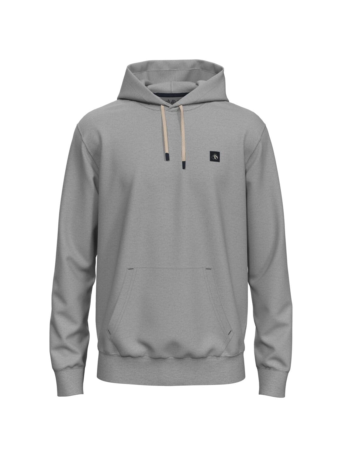 Scotch & Soda Essential Badge Logo Hooded Sweatshirt Men's Hooded Sweatshirt