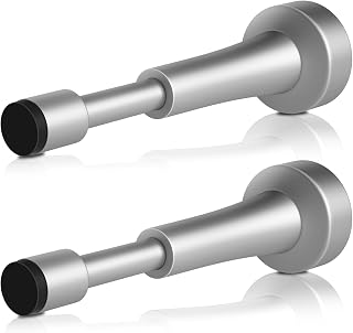 2PCS Spring Door Stoppers for Wall - 4.33 Inch Door Stop for Bottom of Door