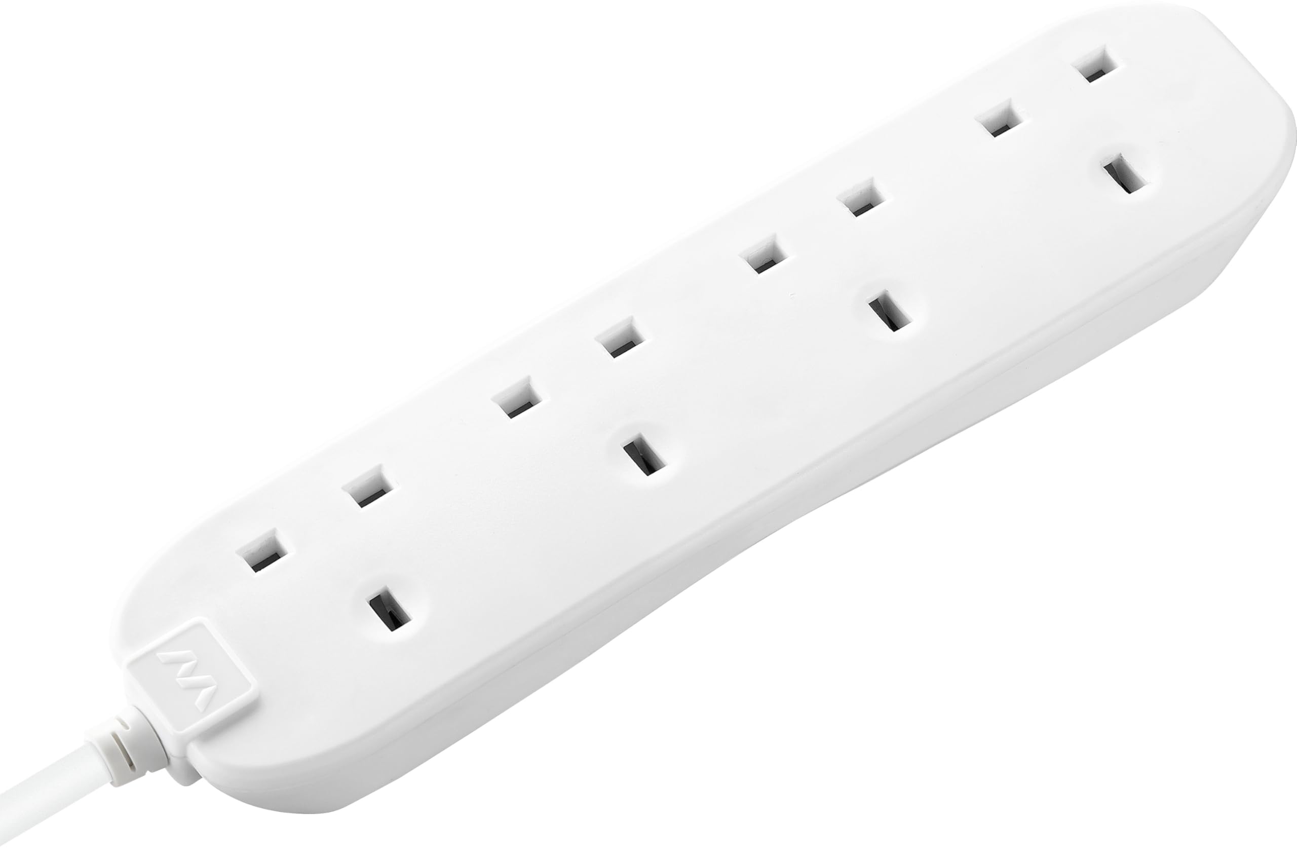 Masterplug Four Socket Extension Lead, 3 Metre Cable, Unswitched, 4-Way Plug Ext