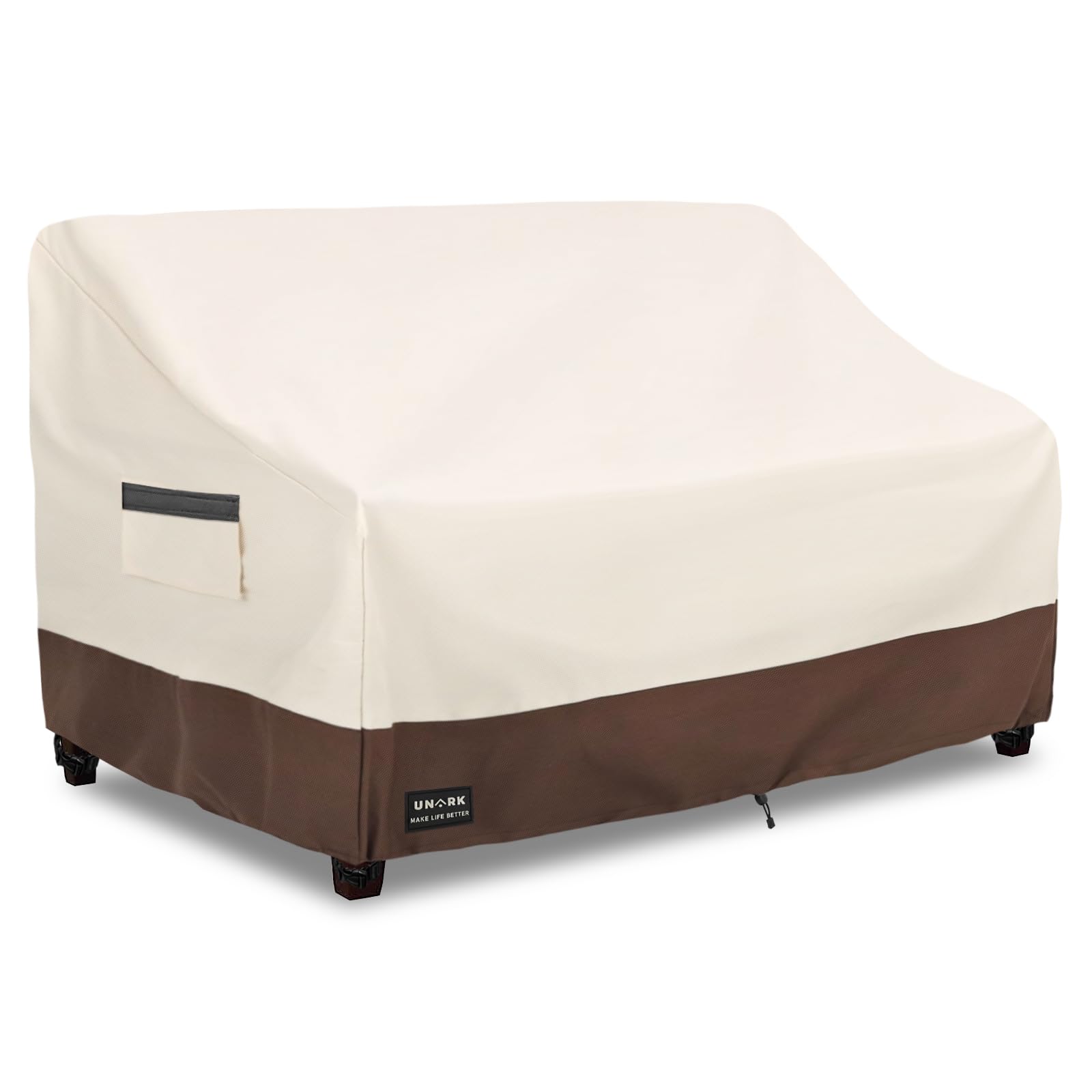 UNARK Outdoor 2-Seater Loveseat Cover, Waterproof Heavy Duty Patio Furniture Cov