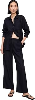 GAP Womens V-Linen Pull on Wl YdPants