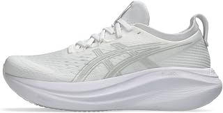 Asics Gel-Nimbus 27 Men's Running Shoes, Aqua/Pure White