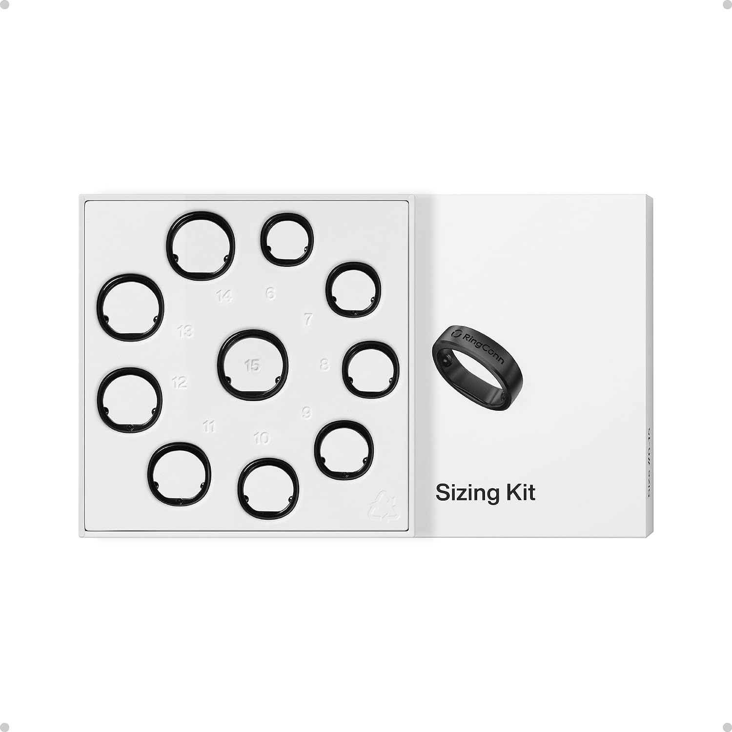 RingConn Gen 3 Sizing Kit - Size Before You Buy (Sizes 6-15) | Exclusive to Ring