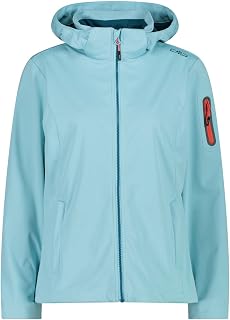 CMP Women's Softshell Jacket in Light with Removable Hood Softshell Jacket