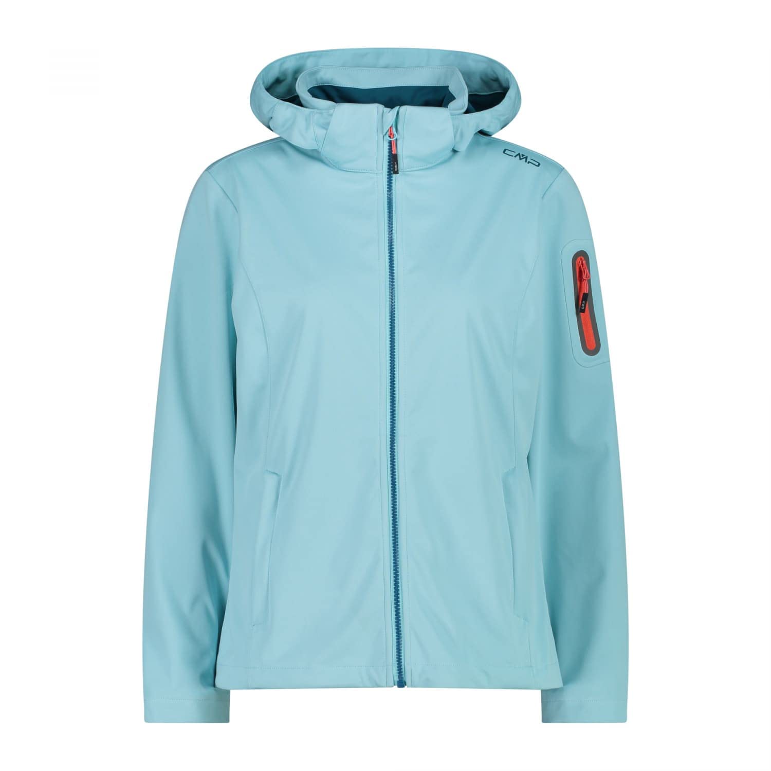 CMP Women's Softshell Jacket in Light with Removable Hood Softshell Jacket