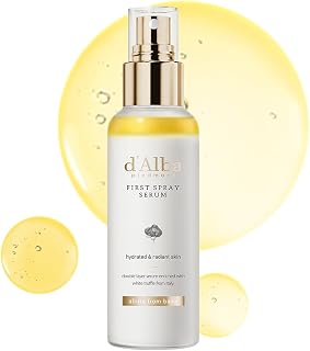 d'alba Piedmont Italian White Truffle First Spray Serum (100ml) | Vegan Skin Care, Hydrating Face Mist, All-in-One Mist, Non-Comedogenic, Korean Skin Care