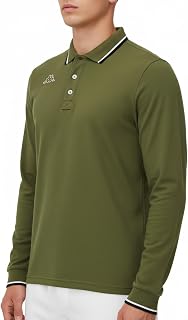Kappa Polo Uomo Manica Lunga in Cotone Piquet 100% Cotone - 200 gr.