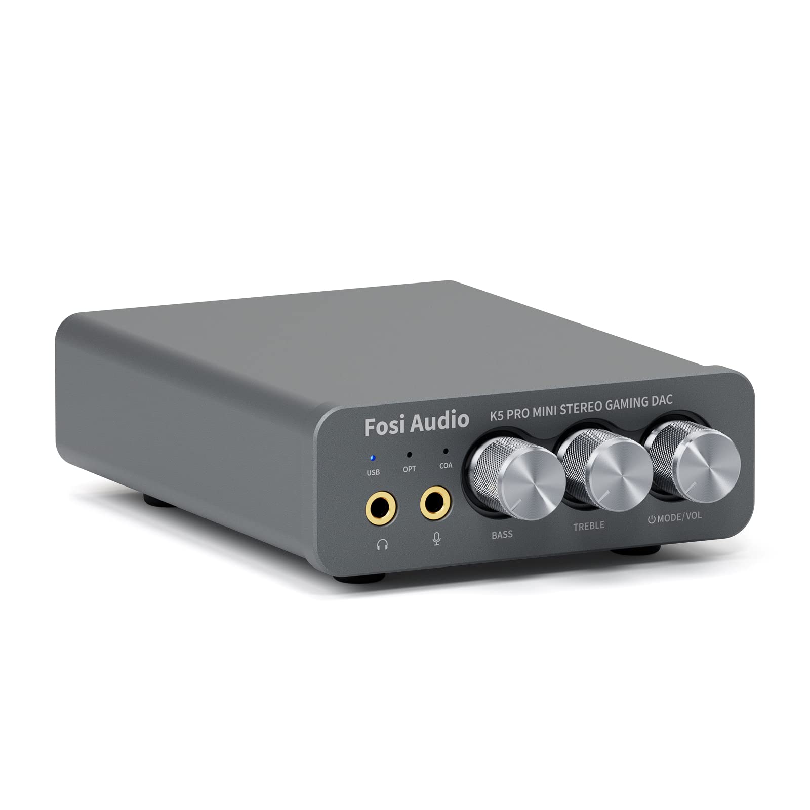 Fosi Audio K5 Pro Gaming DAC Headphone Amplifier Mini Hi-Fi Stereo Digital-to-An