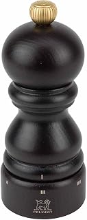 Peugeot - Paris u'Select Manual Salt Mill - Adjustable Grinder - Beechwood, Chocolate color