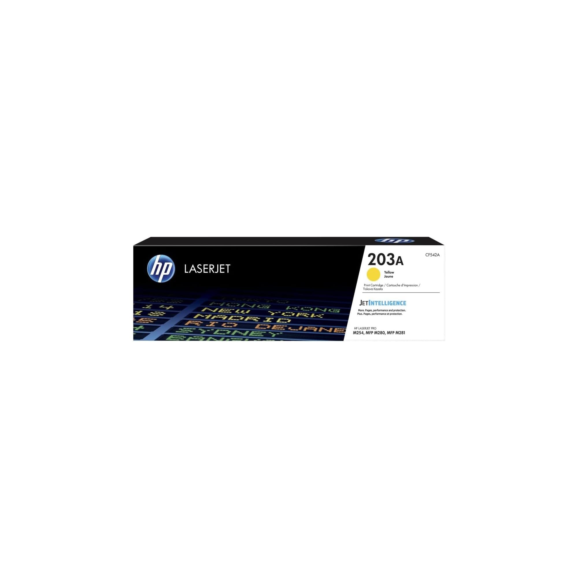 HP 203A CF542A Yellow Toner Cartridge for HP Color LaserJet Pro M254 / M280 / M2