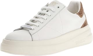 Guess Elba - Men's Black Leather Casual Low Sneakers
