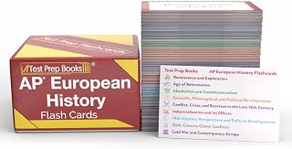 AP European History Study Cards: AP European History Exam Prep 2026-2027 with Practice Test Questions [Full Color Cards]
