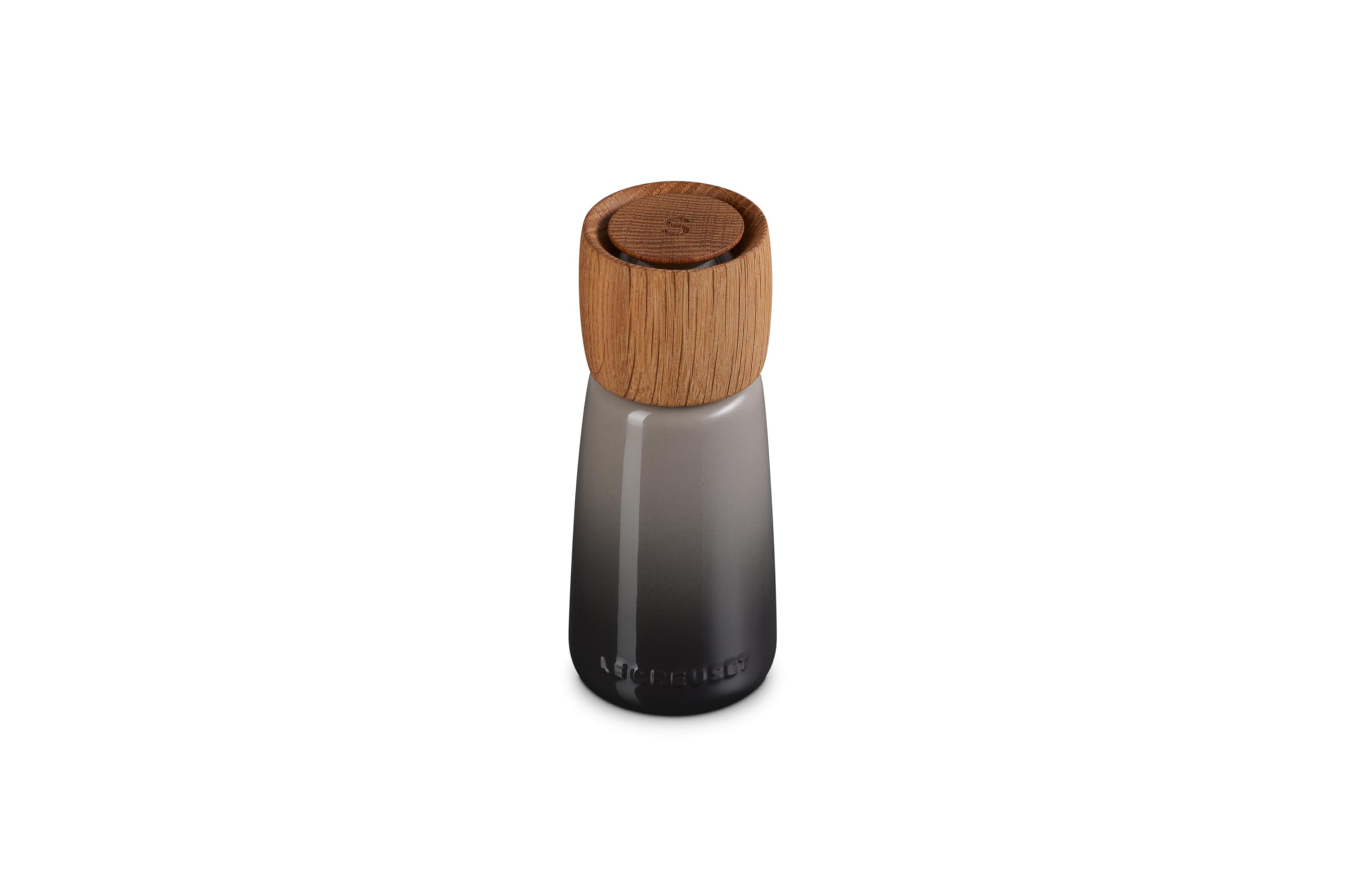 Le Creuset Stoneware Alpine Salt Mill, 7", Oyster