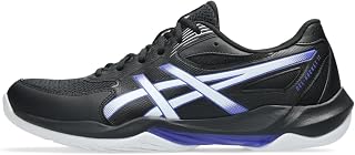 ASICS Men's Gel-Rocket 12 Volleyball Shoes, White/Black, 9 UK