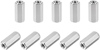 M4 x 12mm Female to Female Hexagonal Nickel Plated PCB Motherboard Spacers for FPV Drone Quadcopter, Computer and Printed Circuit Board, 20pcs