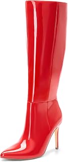 DREAM PAIRS Women's High Boots, Sexy Stiletto Heels Pointed Toe Boots, Fashion Classic Dress Shoes