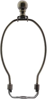 CChiai Harp Converter Wire Lamp Harp Set 7 Inch Bronze Harp Shade Include Harp and Stand Base and Top Knob for Table and Floor Lamp