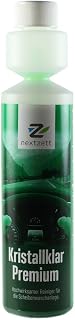 nextzett Kristall Klar Washer Fluid 1:200 High Performance Concentrate Makes over 13 Gallons - Smear-Free, Glare-Free, Contains Water Softeners - NO Freeze Protection - 8.5 fl. oz.