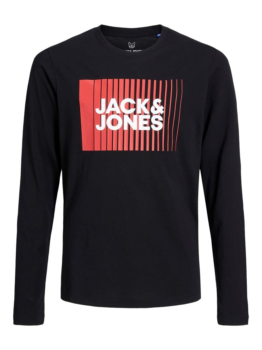 Jack & Jones Jjecorp Logo Tee Play LS O-Neck Noos Jnr Men's T-Shirt (Pack of 1)