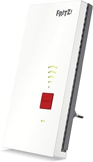 FRITZ!Repeater 2700 | WLAN Mesh Extension | Wi-Fi 7 up to 6.5 Gbps | Dual band WLAN (2.4/5 GHz), top speed for 4K streaming & gaming, 2.5 Gigabit LAN, easy setup, made in Europe