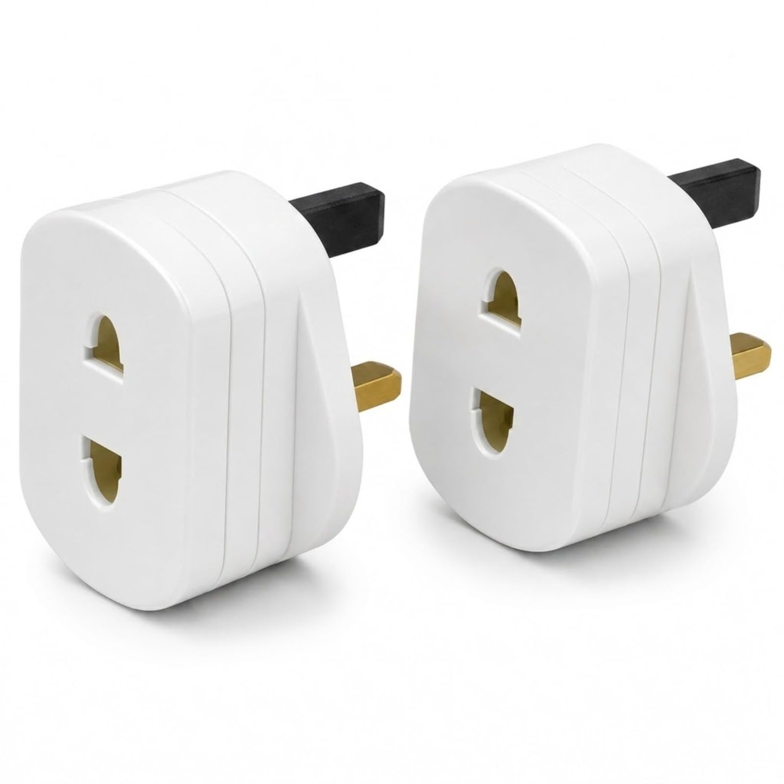 2x Toothbrush Adaptor Plug Electric Shaver Shaving adaptor 2 Pin Plug To 3 Pin P