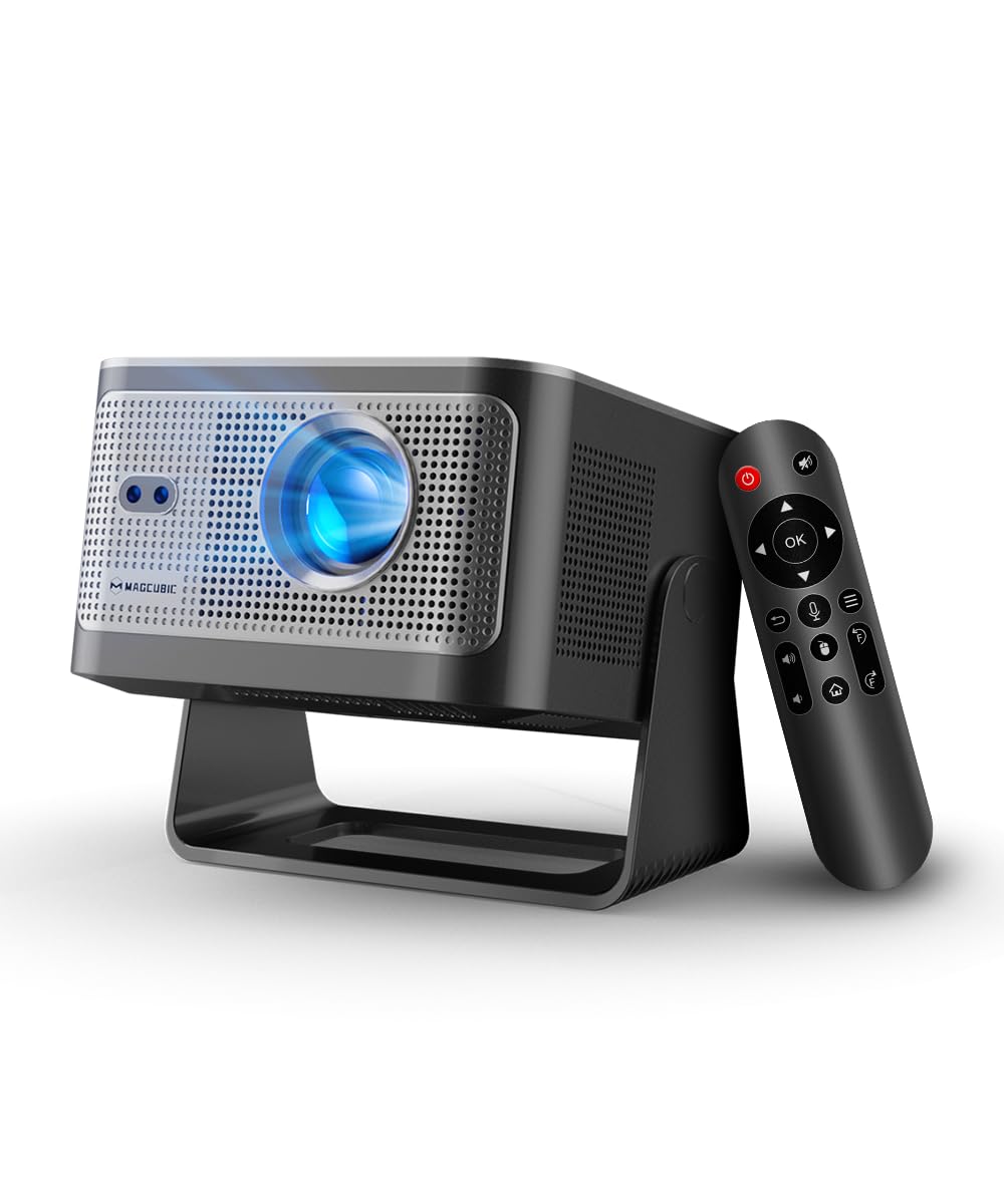 Magcubic Smart Projector with Wifi 6 and Bluetooth 5.4, Native 1080P Portable Pr